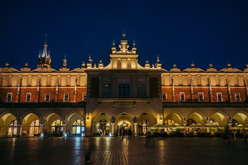 Obraz premium krakow old market at night