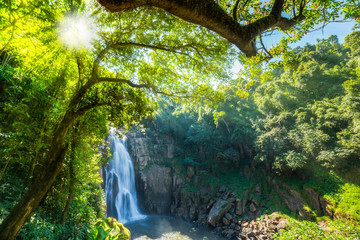 Hew Narok beautiful waterfall in Khao Yai national park of Thailand