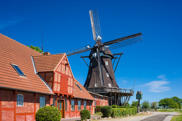 Plakat Mühlen und Landwirtschaftsmuseum in Lemkenhafen
