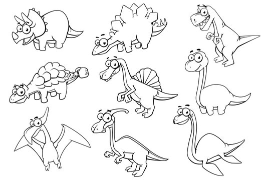 Collection of dinosaur