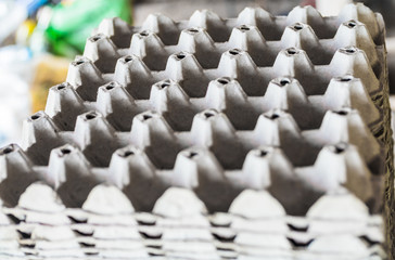 Obraz premium Egg tray made from recycle paper