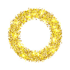 Vector gold glitter abstract background