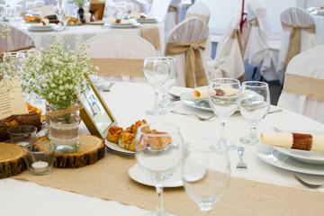 wedding table set