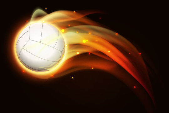 Fire volleyball