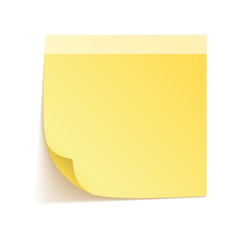 Yellow sticker vector