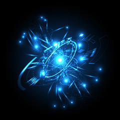 vector abstract background technology illustration communication 