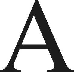 Big alpha sign