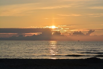 Sunset by the Baltic Sea