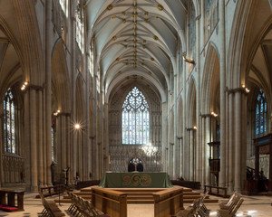 York Minster Altar with West Window