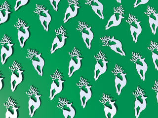 Christmas background with decorations.3D rendering.