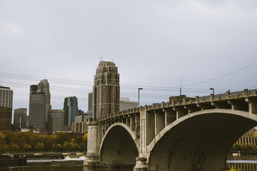 Bridge to Downtown Minneapolis