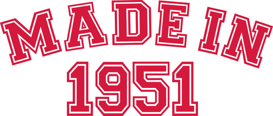 Made in 1951