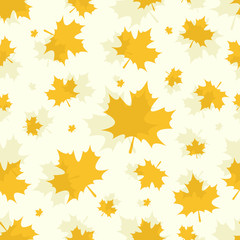 Abstract autumn seamless pattern.