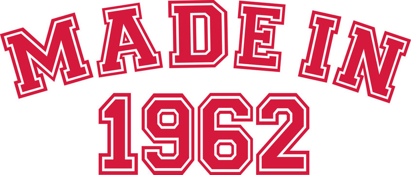 Made in 1962