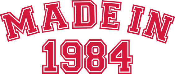 Made in 1984