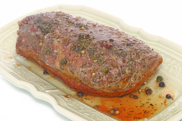 Magret de canard mariné