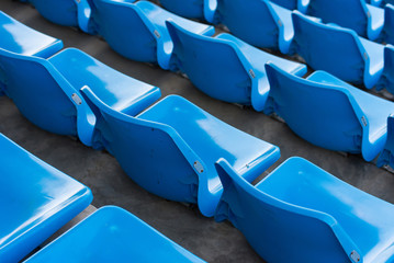 Naklejka premium Stadium seats in rows