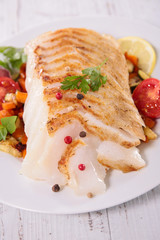 grilled fish fillet