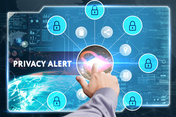 Business, Technology, Internet and network concept. Young busine