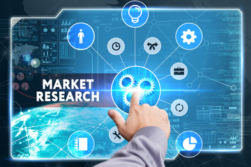 Business, Technology, Internet and network concept. Young busine