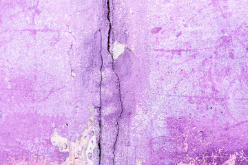Wall fragment with scratches and cracks