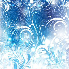 Background of frosty pattern