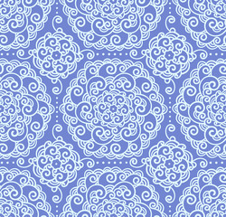 Contour illustration, seamless pattern, flowers, design element, doodle style, patterns, fantasy style, vector, mandala.