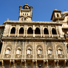 Obraz premium Example of richly decorated Indian architecture