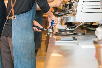 Drip brewing, filtered coffee, or pour-over is a method which involves pouring water over roasted, ground coffee beans contained in a filter.

