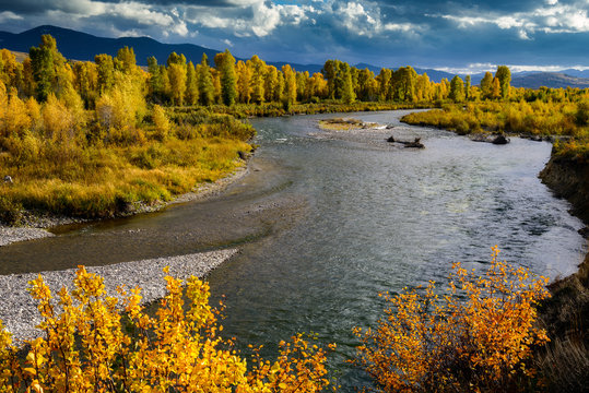 Gros Ventre River in Wyoming