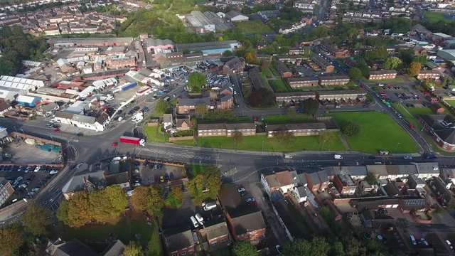 Aerial view of Cradley Heath, West Midlands.