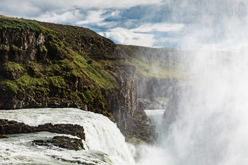 Gullfoss Waterfall in Iceland