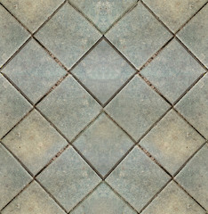 The old gray concrete tile wall background and floor texture