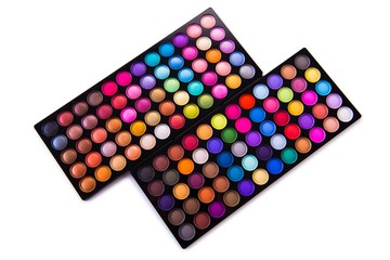 Artist palette isolated on white