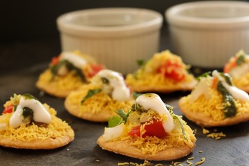 Dahi batata Puri - Popular Indian street food