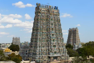 Papier Peint photo Monument historique Madurai temple