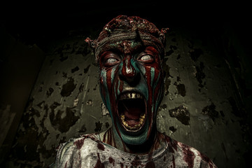 Obraz premium screaming zombies