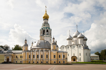 Fototapeta na wymiar Beautiful view on the church, Vologda, Russia
