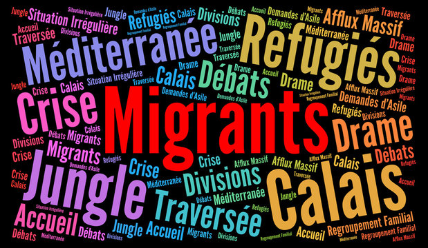 Crise migrants nuage de mots 