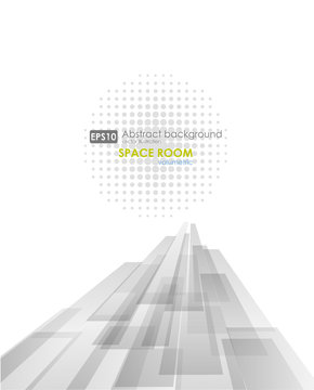 Business abstract grey background. Vector illustration.