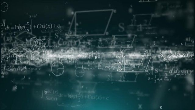 Background of mathematical formulas. The concept of education