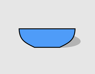 Plastic Bowl Vector