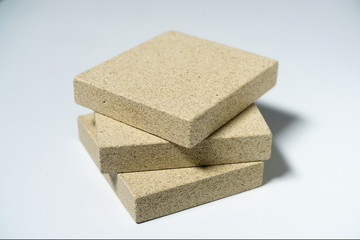 Termo Plate made of Mineral Vermiculite Samples for Production.