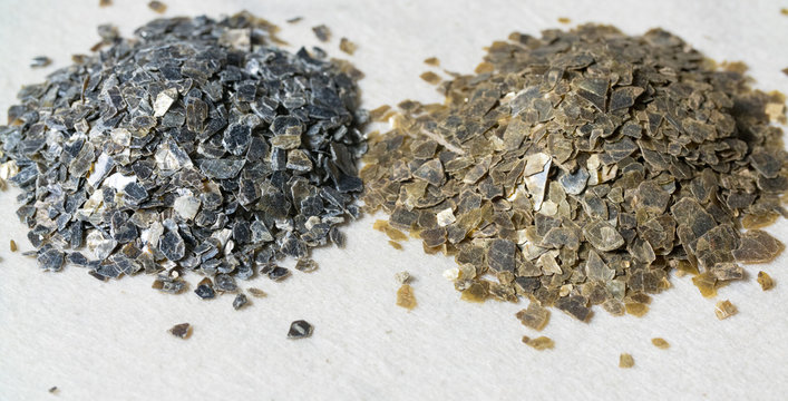 Mineral Vermiculite Samples for Production Raw Mineral