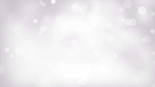White Glitter Particles Background 