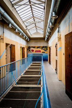 Intérieur de l'ancienne prison Montluc à Lyon