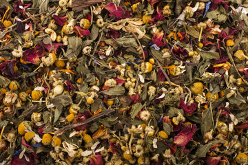 summery herbal blossom tea