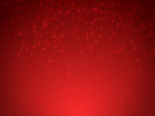Beautiful Red Confetti on Red Gradient Color Background - Luxury Background Design Element