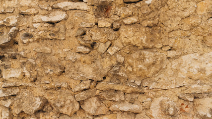 Background of old vintage rock wall day