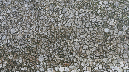 block pavement on sunset. Texture in Castle - 123950792